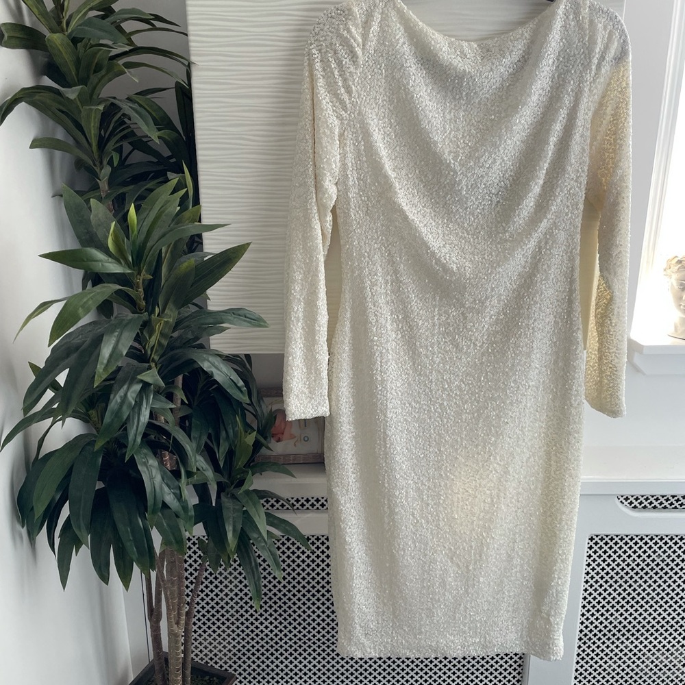 Ralph Lauren White Sparkle Size 8 Dress